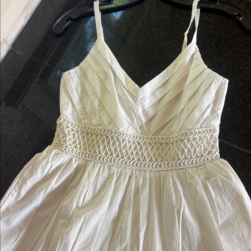 Ramy Brook Cream Textured Dress